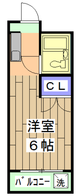サインハイツコジマパートⅡの間取り