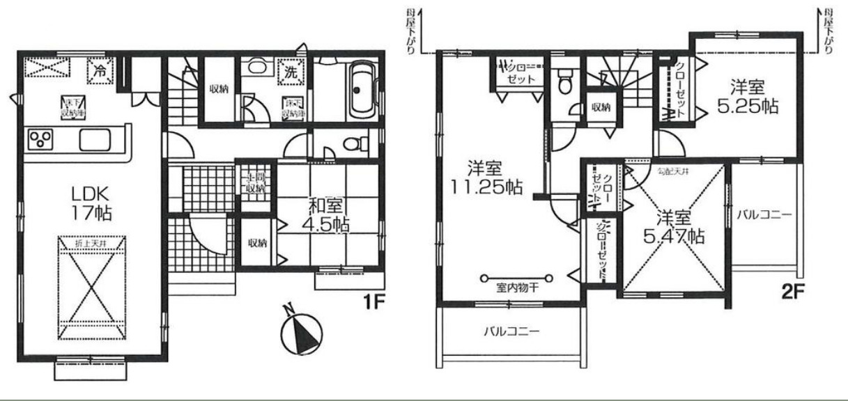 BLOOMING MAISON蓮田関山の間取り