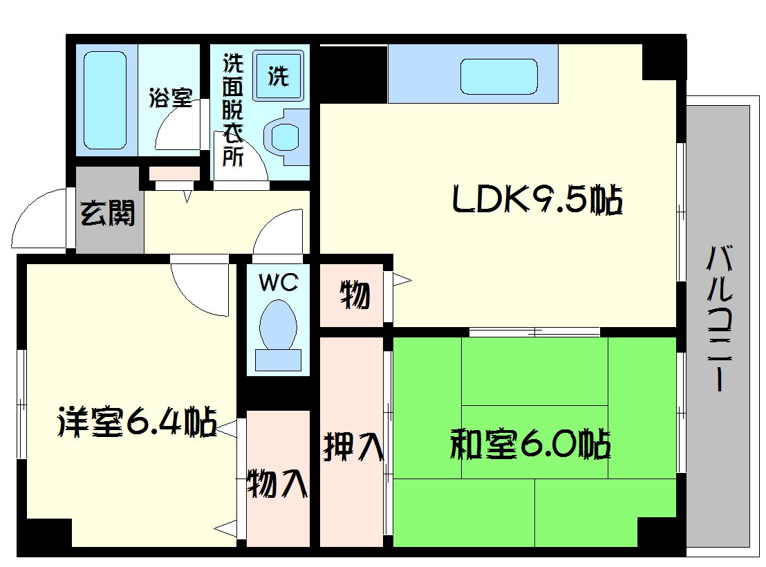 エレガンドミールの間取り