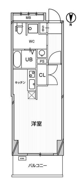 ファインブルーム靭公園の間取り