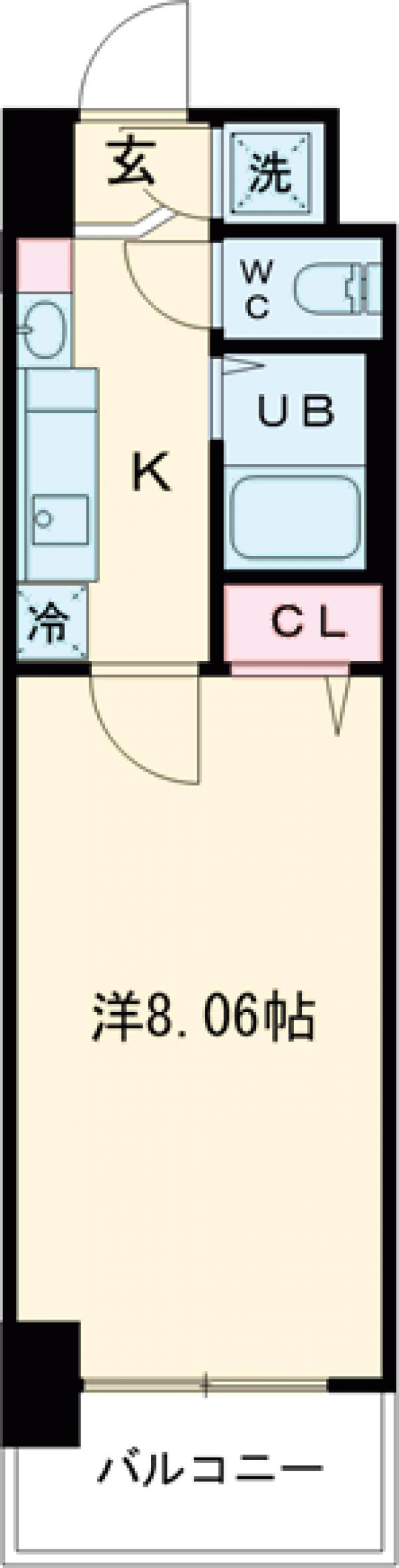 エンクレスト赤坂壱番館の間取り