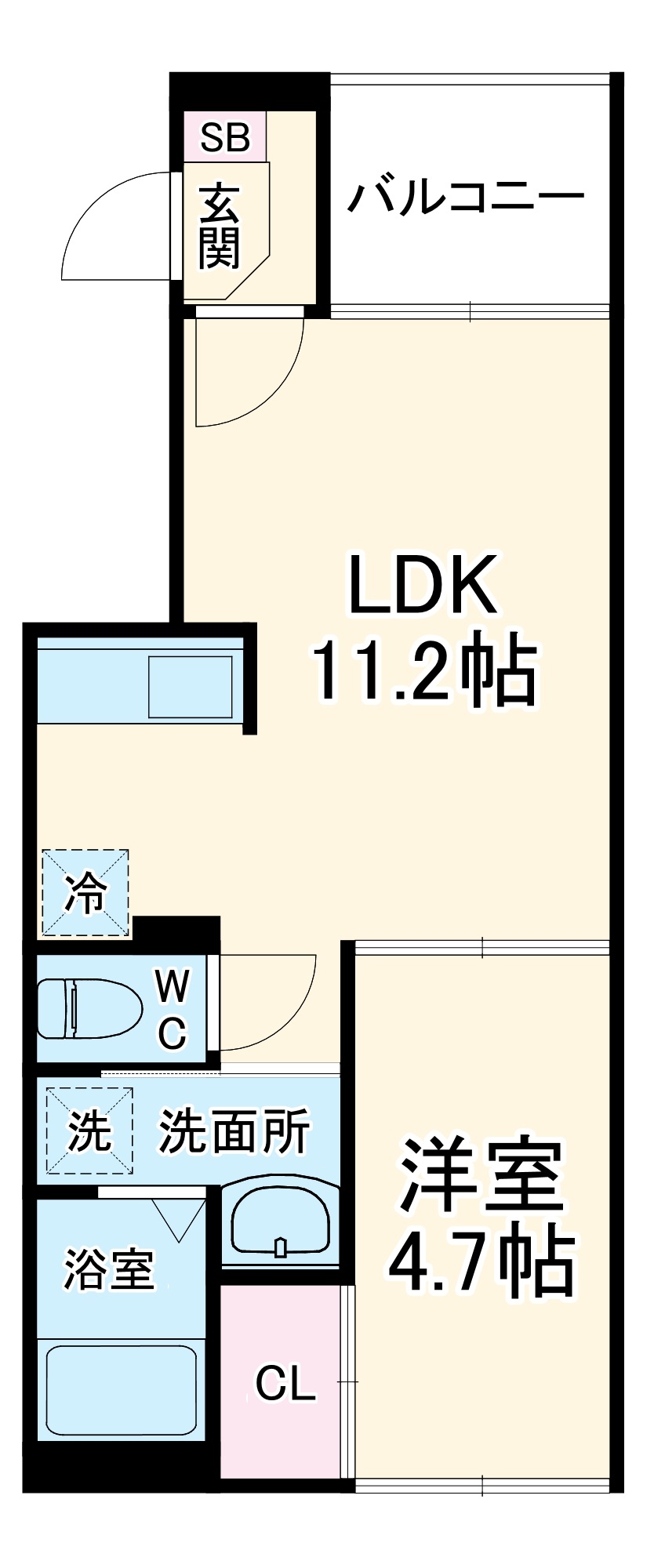 茜テラスの間取り