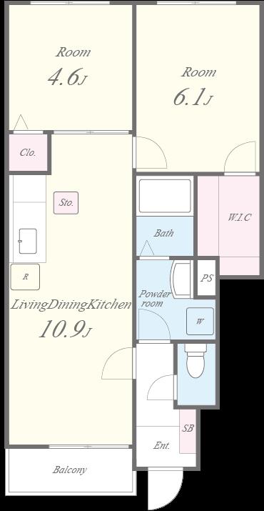 アルカンシェル宮前の間取り