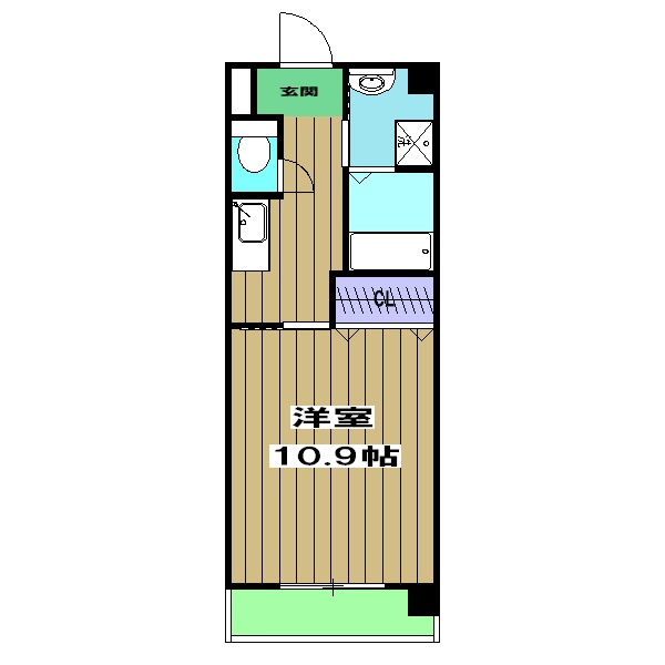 サンクスパレ桂の間取り