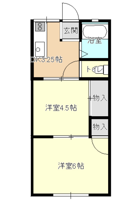 サンフラワーハイツの間取り