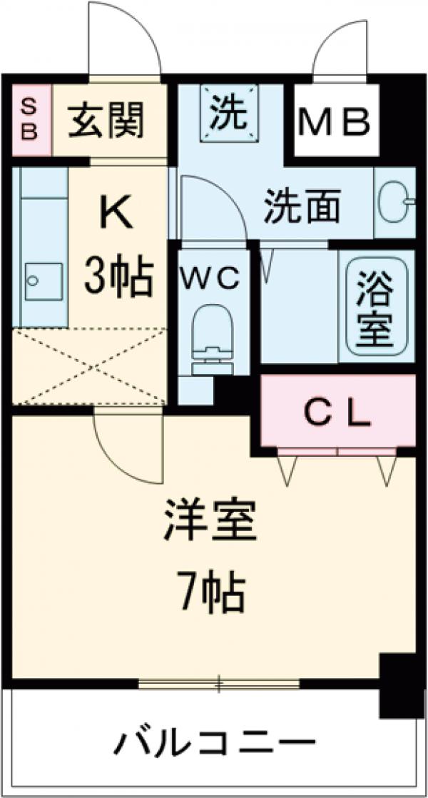 Crest Hillsの間取り