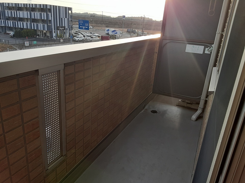 10/23 バルコニー