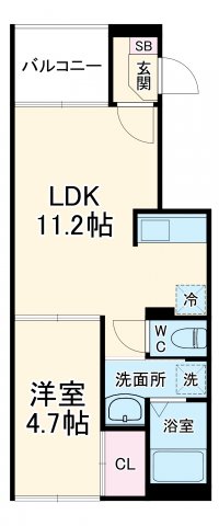 茜テラスの間取り