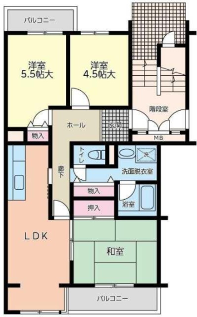 コーポレート本厚木の間取り