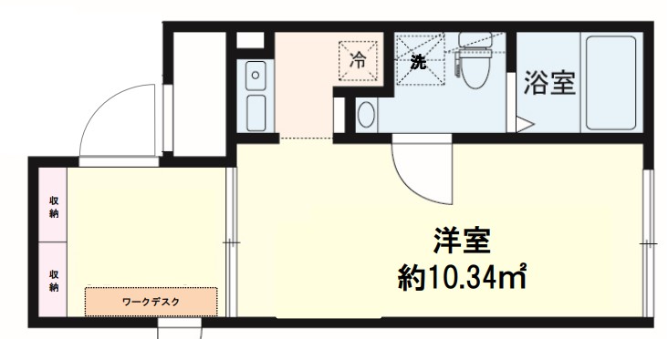 the10 AKABANE WESTの間取り