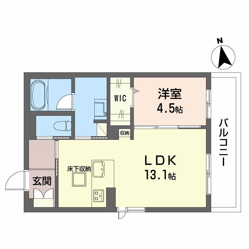 シャーメゾンソフィア南の間取り