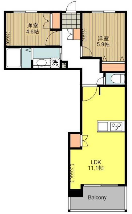 ラウレアN吉祥寺の間取り