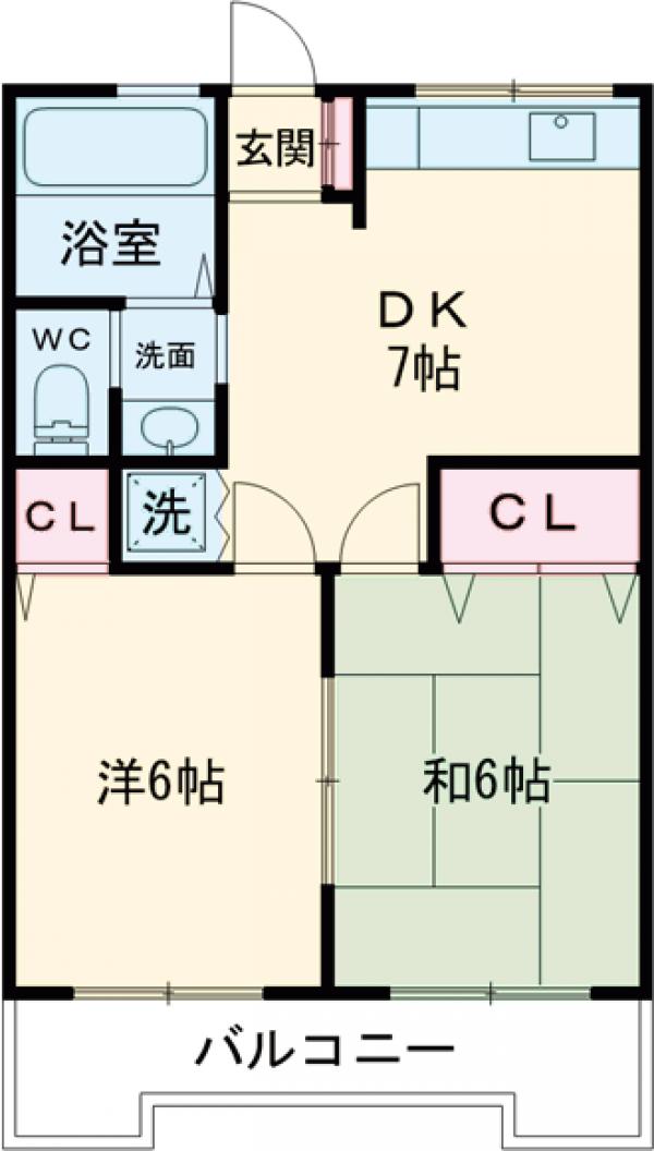 ケーアイマンションの間取り