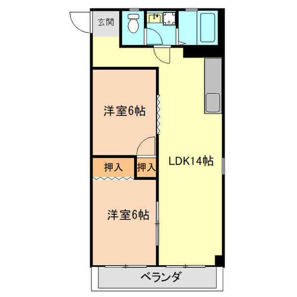 リバーサイドハウスの間取り