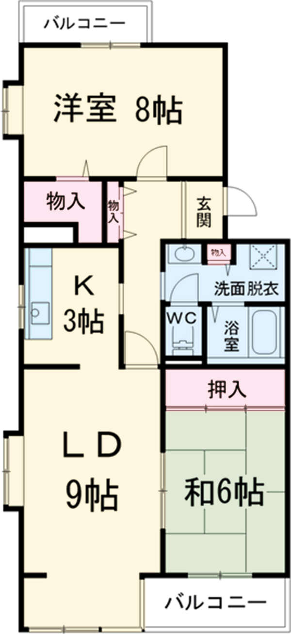 コーポレート本厚木の間取り