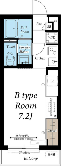 リブリ・渡田向町の間取り