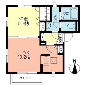 Fairy Villa S Ⅱの間取り