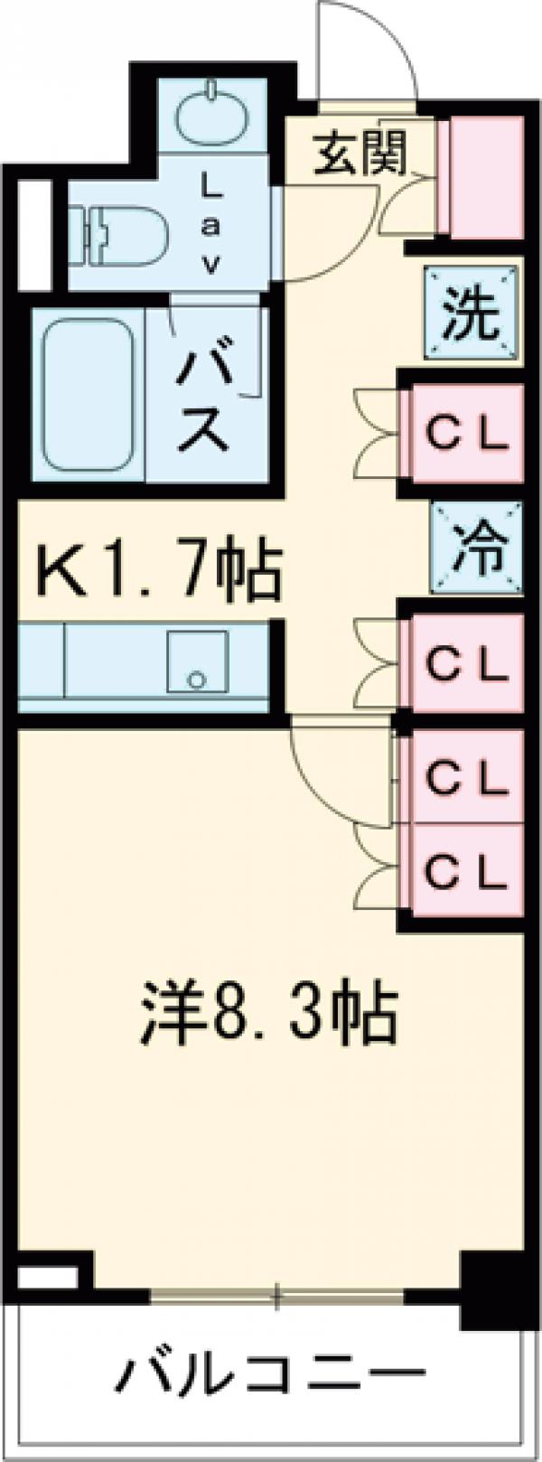 パークキューブ目黒タワーの間取り