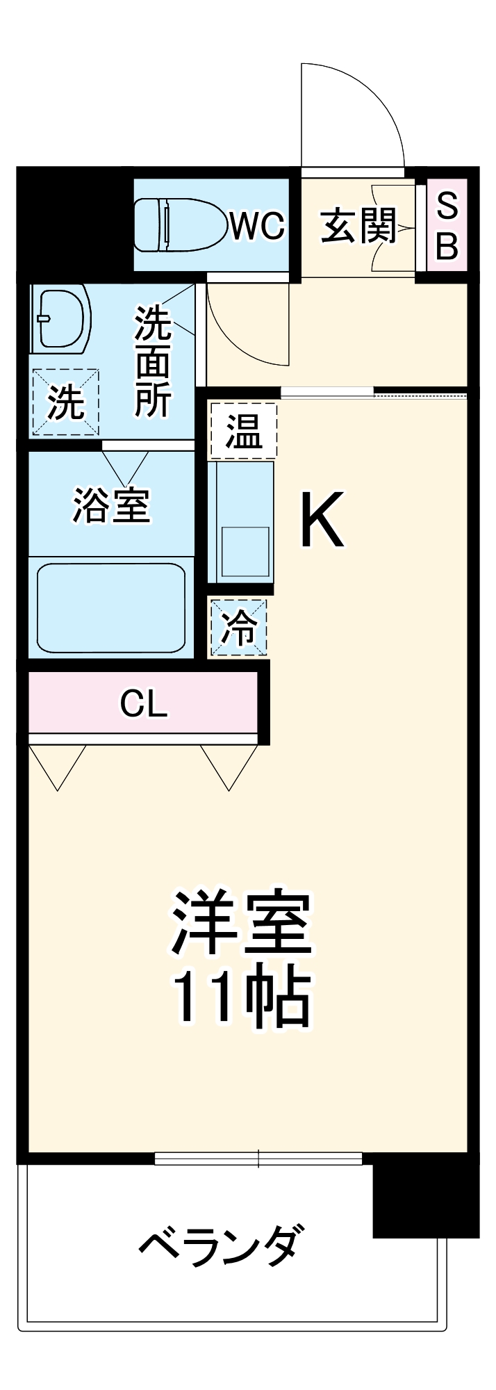 ボヌール千代田の間取り