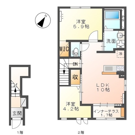 グランディール・侑の間取り