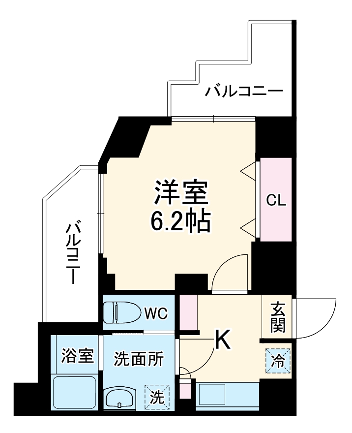 S-RESIDENCE本中山aloriaの間取り