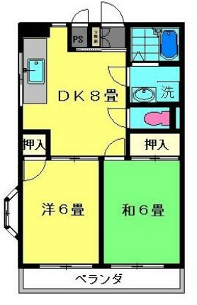 グリーンアベニューの間取り