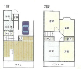 船橋市三咲7丁目戸建ての間取り