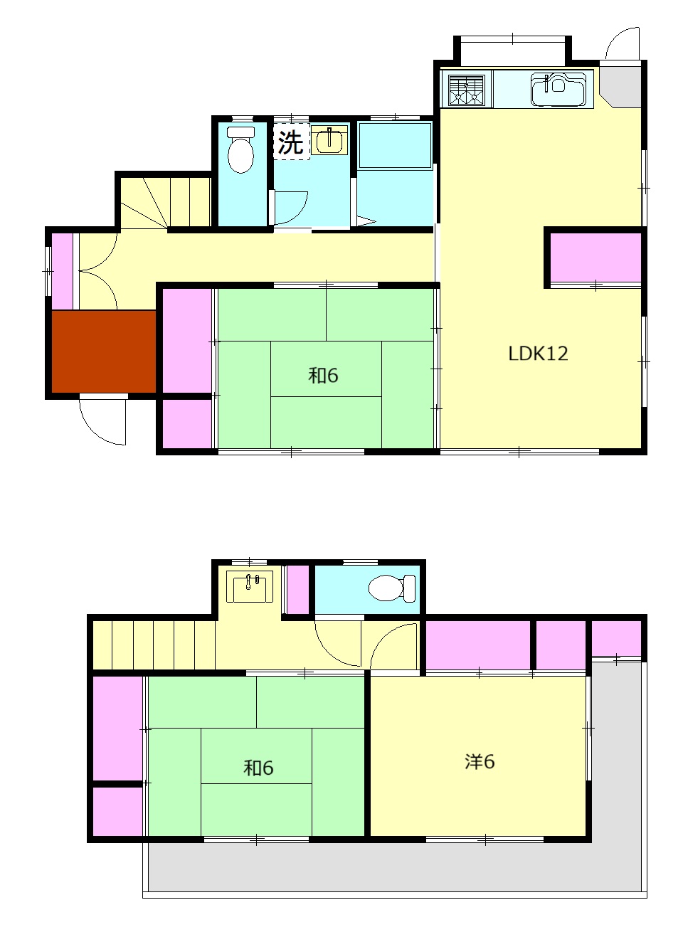 小田原市板橋戸建の間取り