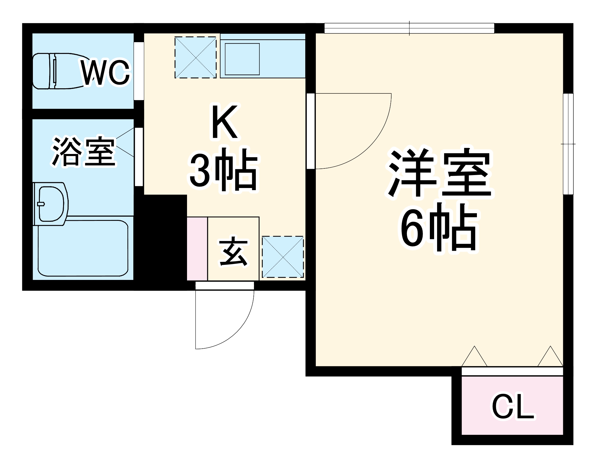 アネックス南浦和の間取り