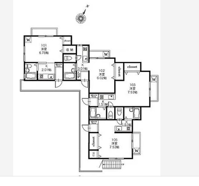 メゾン南小岩7の間取り