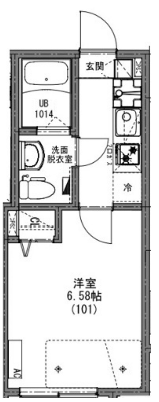 KEIAI RESIDENCE 狭山ヶ丘の間取り