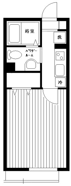 セシル高田馬場の間取り