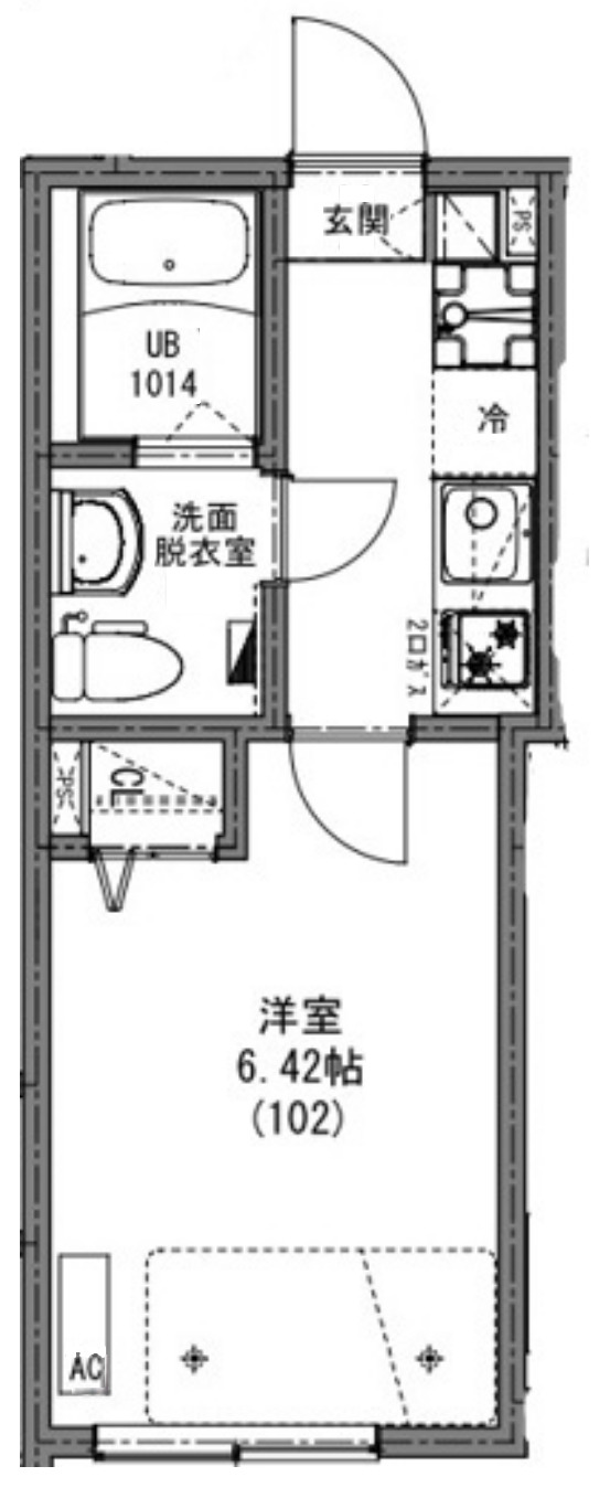 KEIAI RESIDENCE 狭山ヶ丘の間取り