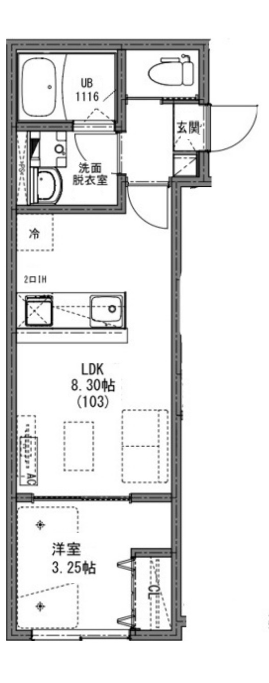 KEIAI RESIDENCE 狭山ヶ丘の間取り