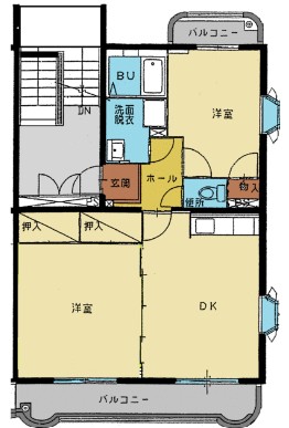 パレスアスカの間取り