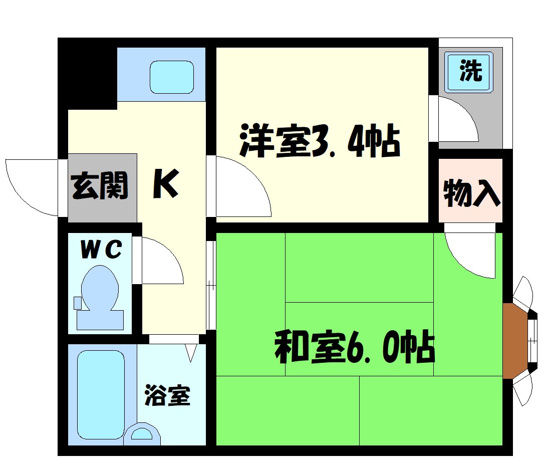 WESTヒルズ岸和田の間取り