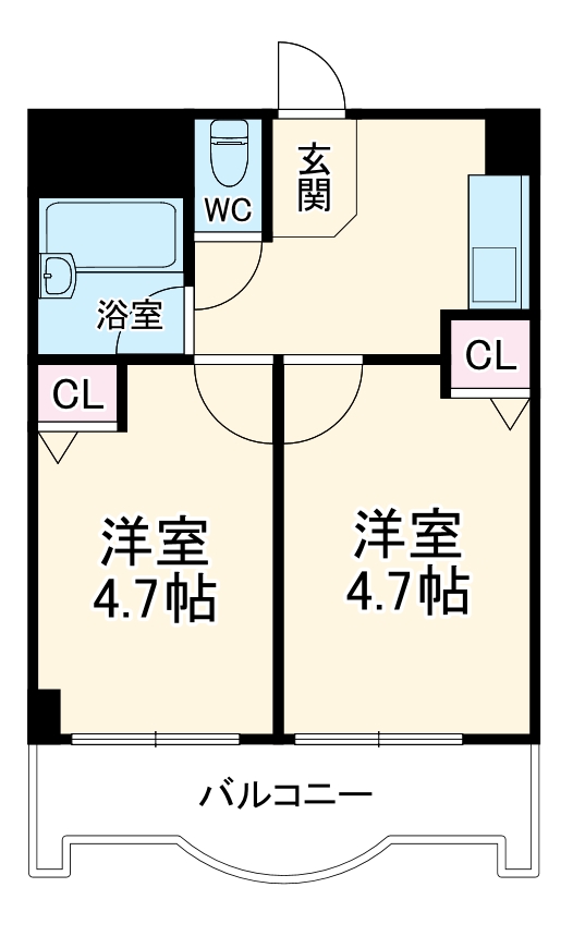 アソシエ横浜の間取り