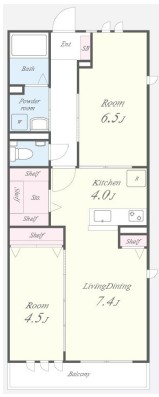 ELYM JOY IRIFUNEの間取り