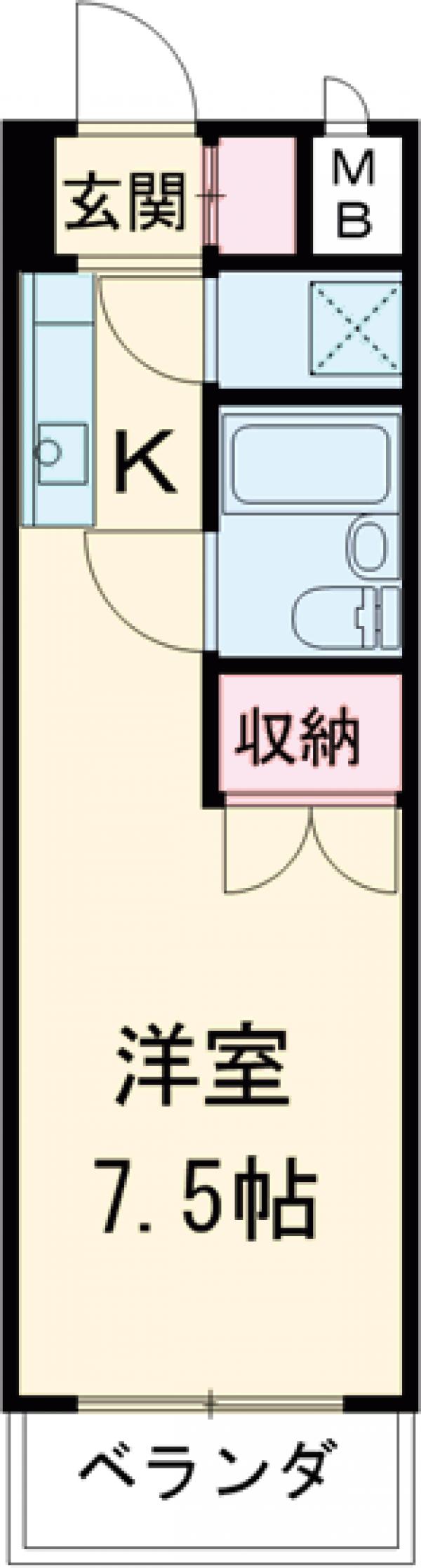 シティハウス多摩の間取り