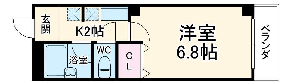 PLEASURE都島の間取り