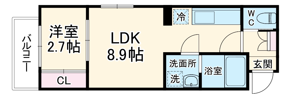 KEIAI RESIDENCE 津田沼の間取り