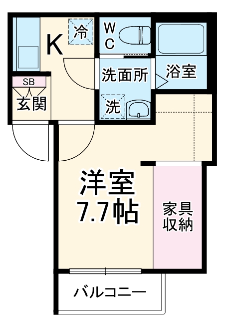 KEIAI RESIDENCE 津田沼の間取り