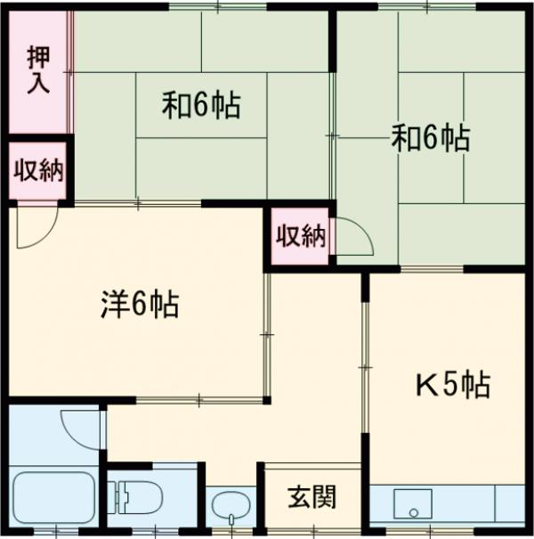 黒鳥住宅の間取り