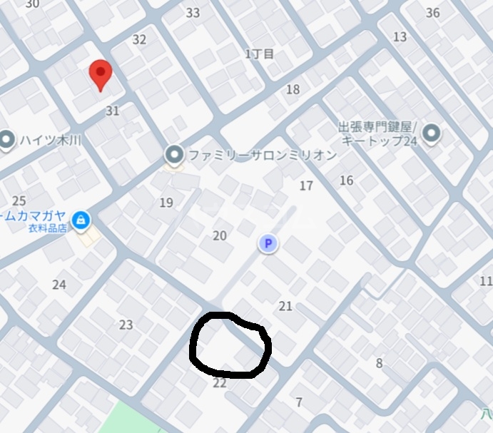 3/4 地図