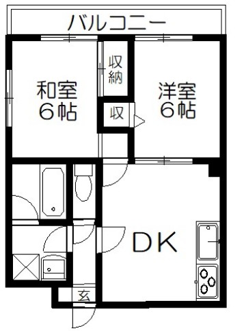 ハイツユキガヤの間取り