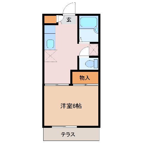 コーポエトワールの間取り