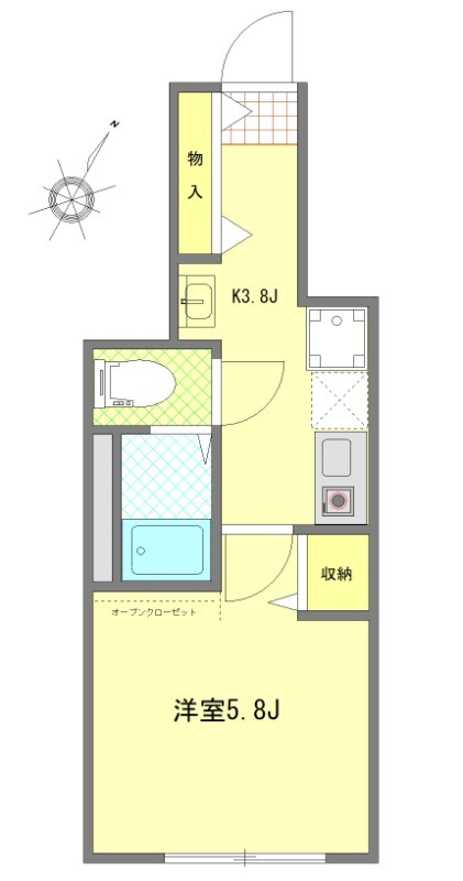 COZY代田橋の間取り
