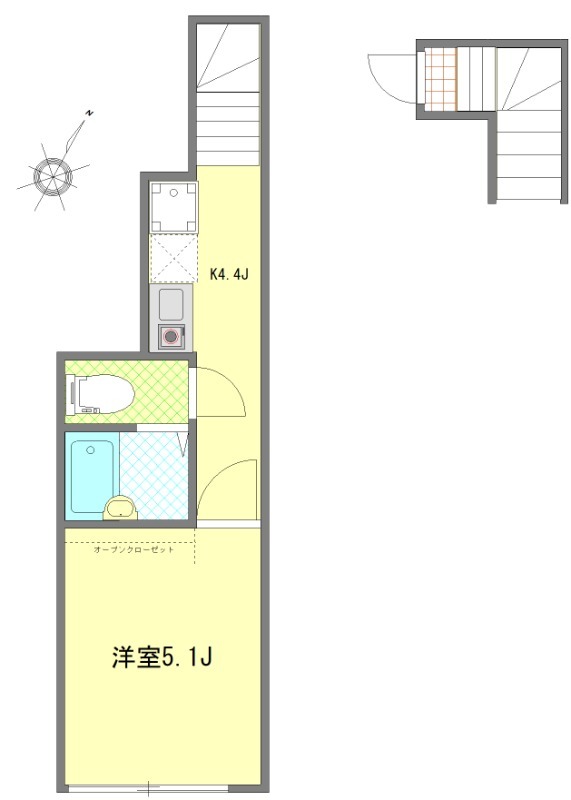 COZY代田橋の間取り