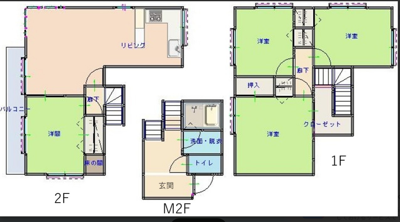 船橋市旭町戸建の間取り