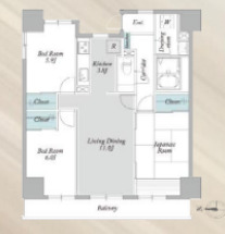 KENEDIX北赤羽の間取り